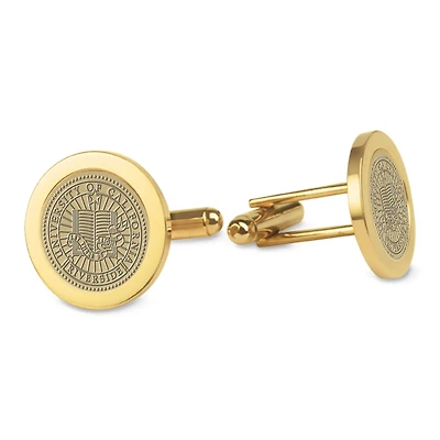 Gold UC Riverside Highlanders Cufflinks