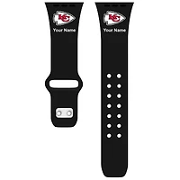 Kansas City Chiefs 42/44/45mm Personalized Silicone Apple Watch Band