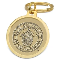 Gold Pace University Setters Team Logo Split-Wire Key Ring