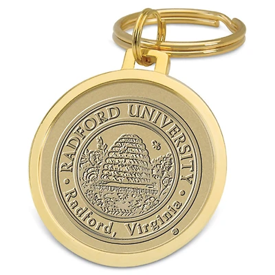 Gold Radford Highlanders Team Logo Split-Wire Key Ring
