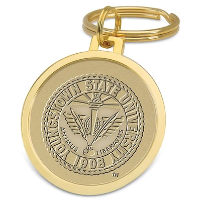 Gold Youngstown State Penguins Team Logo Split-Wire Key Ring