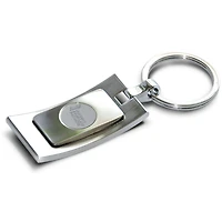 Silver University of Maryland Baltimore Team Logo Curve Key Ring