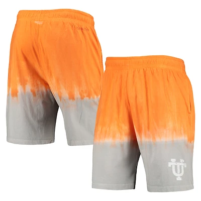 Men's Mitchell & Ness Tennessee Orange/Gray Tennessee Volunteers Tie-Dye Shorts