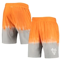 Men's Mitchell & Ness Tennessee Orange/Gray Tennessee Volunteers Tie-Dye Shorts