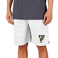 Men's Concepts Sport White/Charcoal FIU Panthers Throttle Knit Jam Shorts