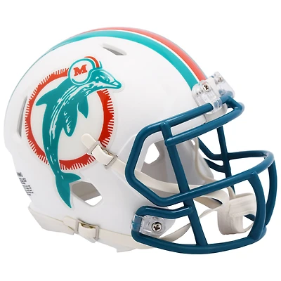 Riddell Miami Dolphins 1980-1996 Throwback Speed Mini Helmet