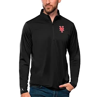 Men's Antigua New York Mets Tribute Quarter-Zip Pullover Top