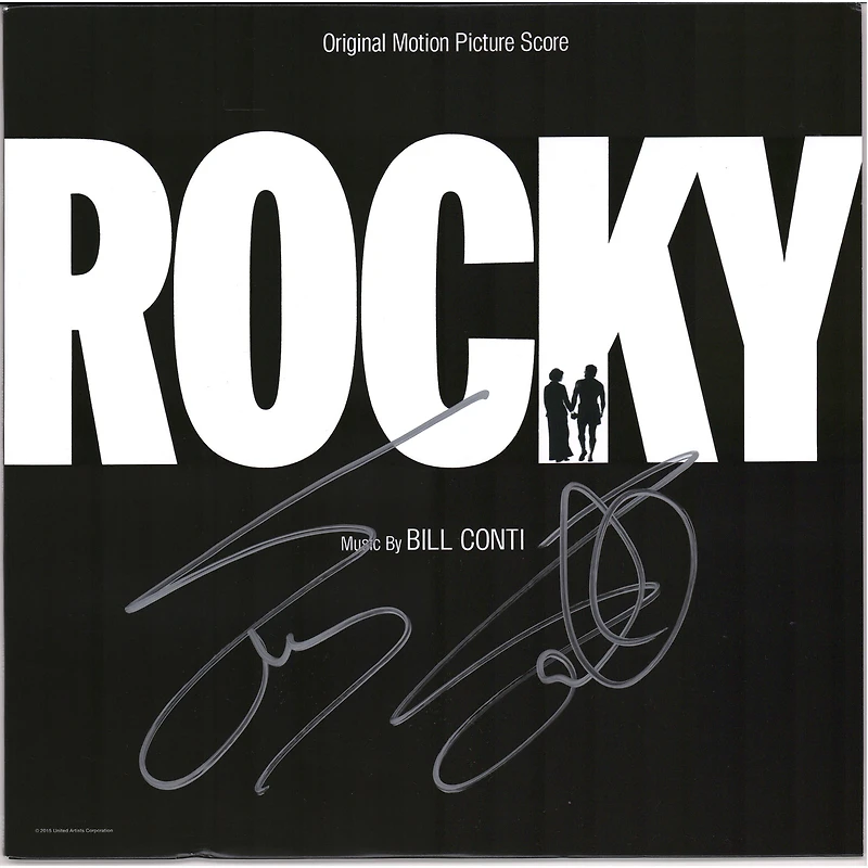 Sylvester Stallone Rocky Autographed Soundtrack Vinyl Album