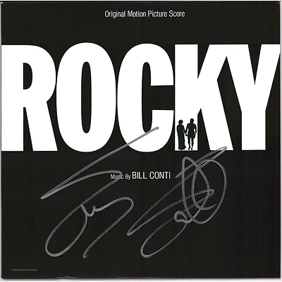 Sylvester Stallone Rocky Autographed Soundtrack Vinyl Album