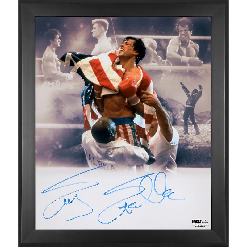 Sylvester Stallone Rocky IV Autographed 20'' x 24'' In-Focus Photograph