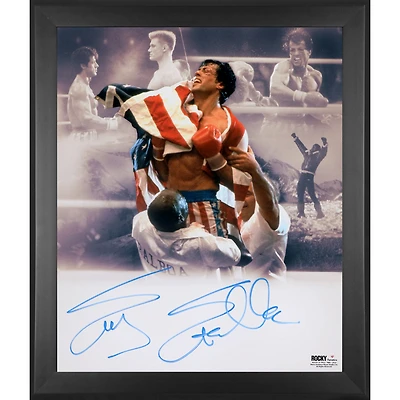 Sylvester Stallone Rocky IV Autographed 20'' x 24'' In-Focus Photograph
