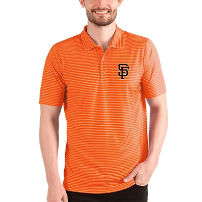 Men's Antigua Orange/White San Francisco Giants Esteem Polo