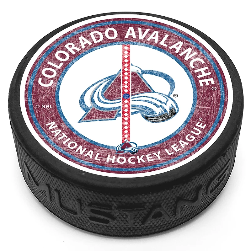 Colorado Avalanche Center Ice Puck