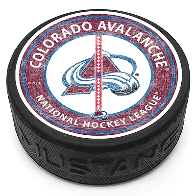 Colorado Avalanche Center Ice Puck