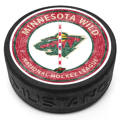 Minnesota Wild Center Ice Puck