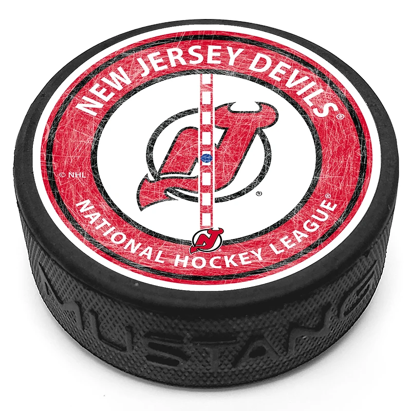 New Jersey Devils Center Ice Puck