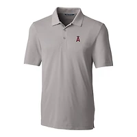 Men's Cutter & Buck Gray Los Angeles Angels Big & Tall Forge Stretch Polo