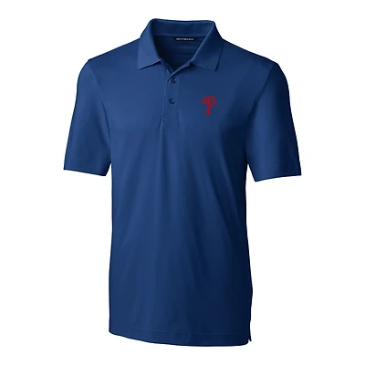 Men's Cutter & Buck Royal Philadelphia Phillies Big & Tall Forge Stretch Polo