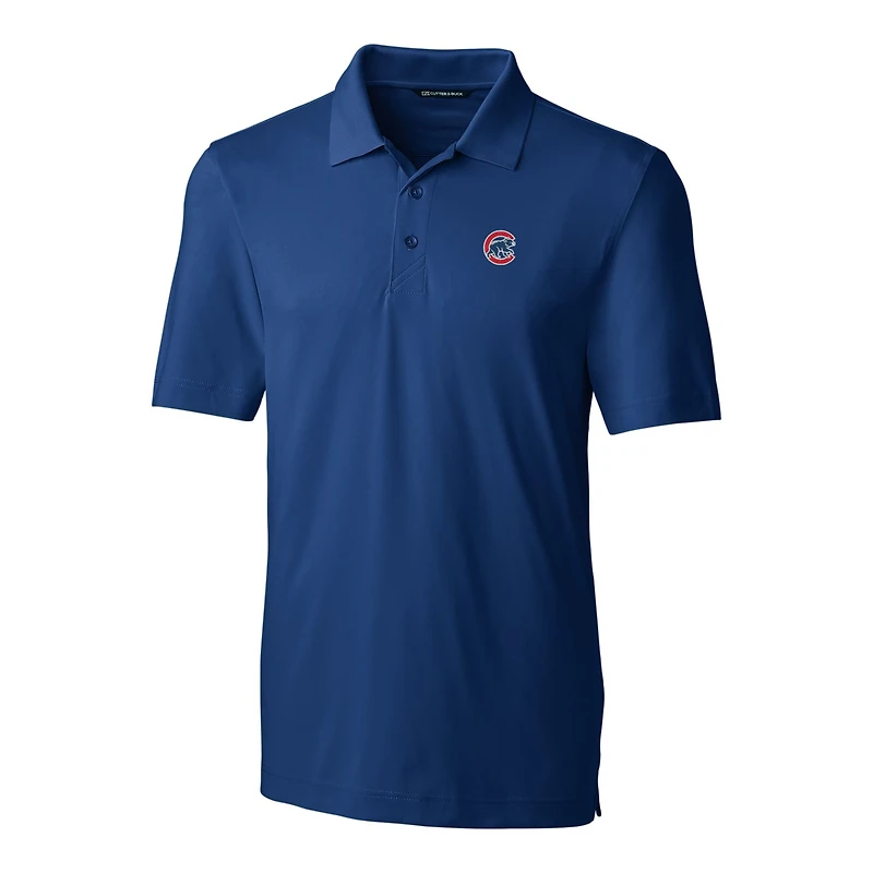 Men's Cutter & Buck Royal Chicago Cubs Big & Tall Forge Stretch Polo