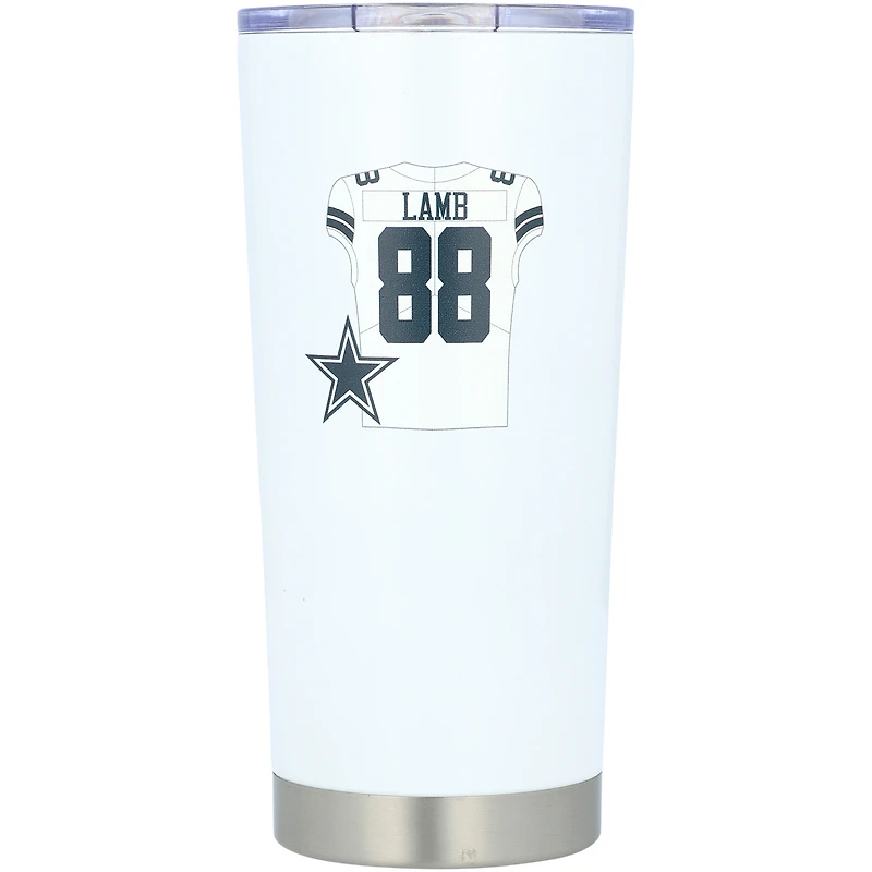 CeeDee Lamb Dallas Cowboys 20oz. Player Stainless Steel Tumbler