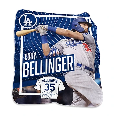 Cody Bellinger Los Angeles Dodgers Game Day Player Raschel Throw Blanket