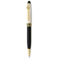 Black/Pearl North Texas Mean Green Ball Point Pen