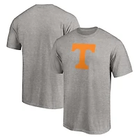 Men's Majestic Heathered Gray Tennessee Volunteers Primary Logo T-Shirt