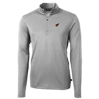 Men's Cutter & Buck Arizona Cardinals Big & Tall Virtue Eco Pique Quarter-Zip Pullover Jacket