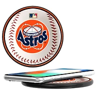 Houston Astros 10-Watt Baseball Cooperstown Design Wireless Charger