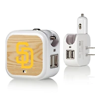 San Diego Padres 2-in-1 Baseball Bat Design USB Charger