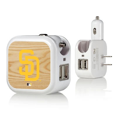 San Diego Padres 2-in-1 Baseball Bat Design USB Charger