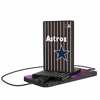 Houston Astros 2500 mAh Pinstripe Cooperstown Design Credit Card Powerbank