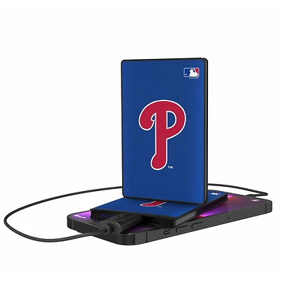 Philadelphia Phillies 2500 mAh Solid Design Credit Card Powerbank