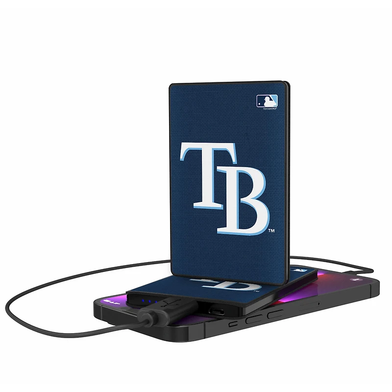 Tampa Bay Rays 2500 mAh Solid Design Credit Card Powerbank
