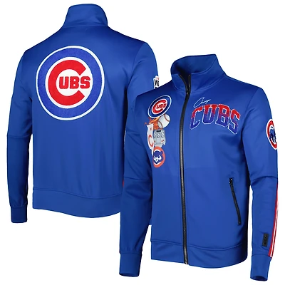 Men's Pro Standard Royal Chicago Cubs Hometown Full-Zip Track Jacket
