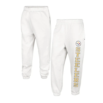 Women's '47 Oatmeal Pittsburgh Steelers Harper Joggers