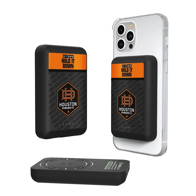Houston Dynamo FC 5000mAh Wireless Mag Power Bank