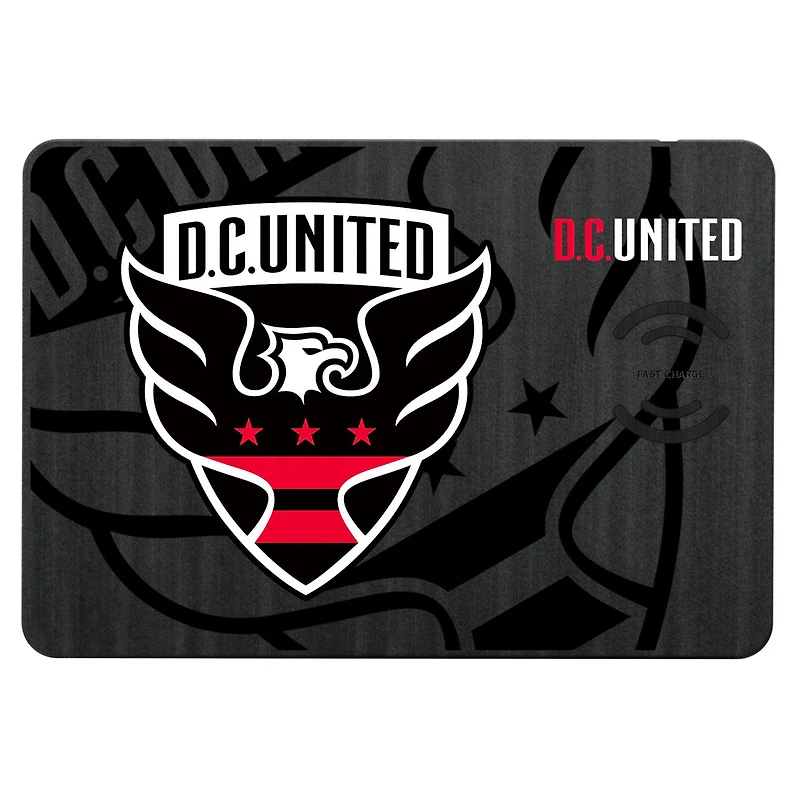 D.C. United Mono Tilt Logo Wireless Charger & Mouse Pad