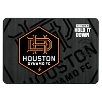 Houston Dynamo FC Mono Tilt Logo Wireless Charger & Mouse Pad