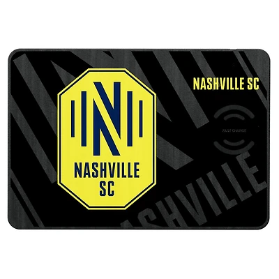 Nashville SC Mono Tilt Logo Wireless Charger & Mouse Pad
