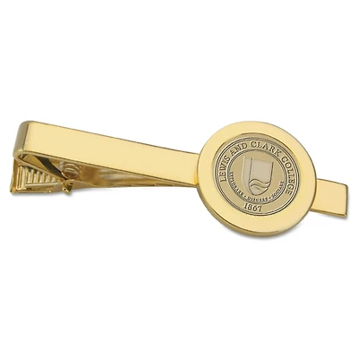Men's Gold Lewis & Clark College Pioneers Logo Tie Bar