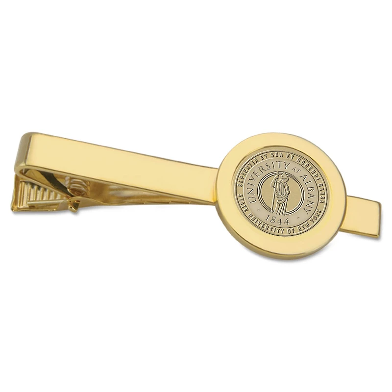 Men's Gold UAlbany Great Danes Shield Logo Tie Bar