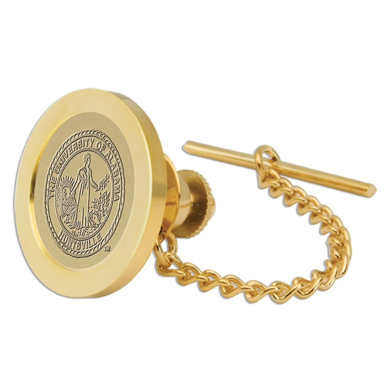 Men's Gold UAH Chargers Tie Tack/Lapel Pin