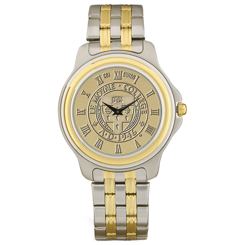 Gold/Silver Le Moyne Dolphins Two-Tone Medallion Wristwatch