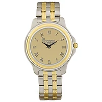 Silver/Gold University of Maryland Baltimore Two-Tone Medallion Wristwatch
