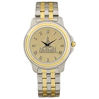 Gold/Silver Morgan State Bears Two-Tone Medallion Wristwatch