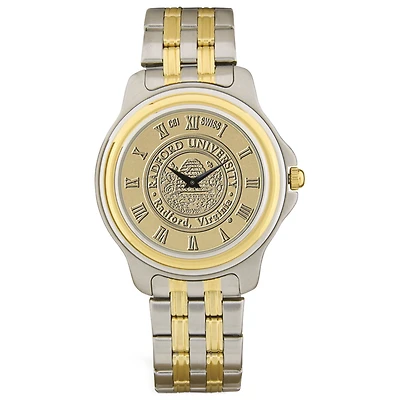 Gold/Silver Radford Highlanders Two-Tone Medallion Wristwatch