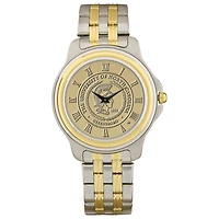Gold/Silver UNCG Spartans Two-Tone Medallion Wristwatch