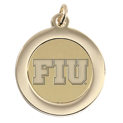 Women's Gold FIU Panthers Pendant