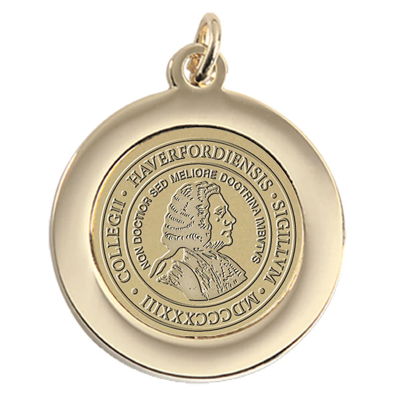 Women's  Gold Haverford College Pendant